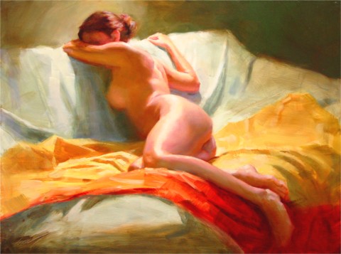 Nude II, 30"x40", Oil on Canvas (2005)
