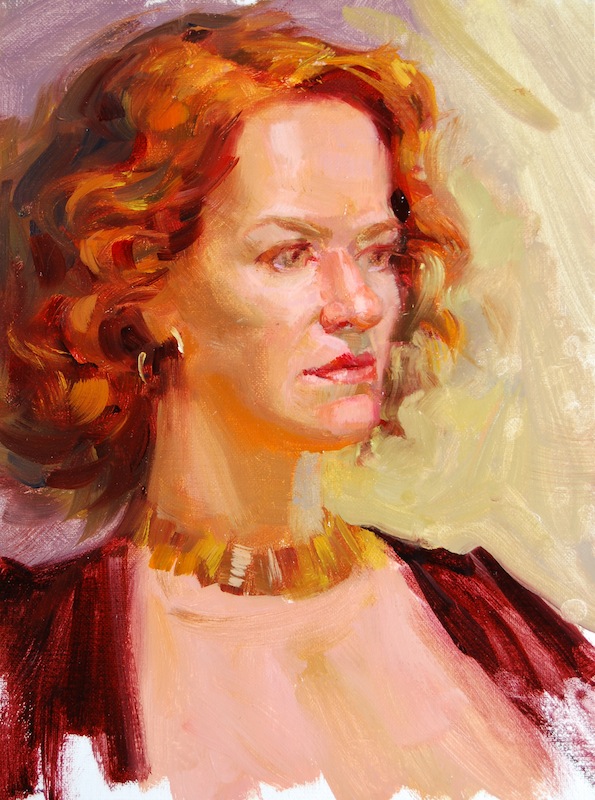 Portrait C, 16"x12", Oil on Canvas (2012)