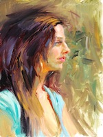 Portrait E, 16"x12", Oil on Canvas (2012)