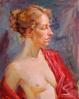 Portrait A, 16"x12", Oil on Canvas (2012)