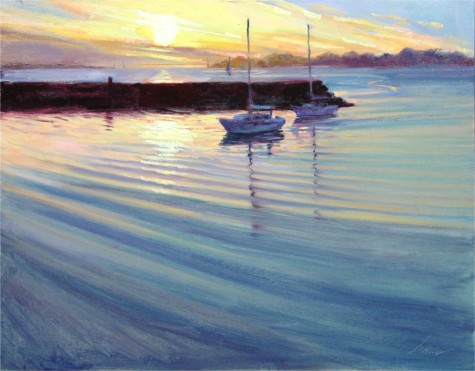 Berkeley Marina, 22"x28", Oil on Canvas (2004)