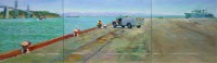 Lunch by The Bay, 30"x100", Oil on Canvas (2003)
