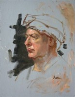 Portrait, 18"x14", Oil on Canvas Panel, 2003